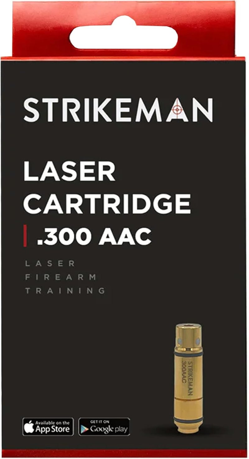 Strikeman Dry Fire Laser Training Cartridge - Great for Target Shooting Practice with Shotguns & Rifles, Made for Our Firearm Training System - Red Laser Cartridge Only, Multiple Calibers - Image 1